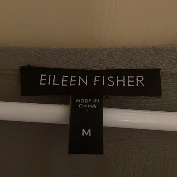100% silk Eileen Fisher in beautiful grey - Picture 2 of 4